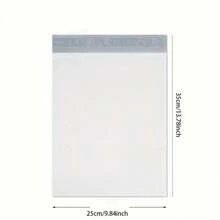 10个装自粘密封快递物流邮寄防水防尘包装袋，礼品包装运输袋返校 - 白色 - 查看 25