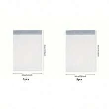 10个装自粘密封快递物流邮寄防水防尘包装袋，礼品包装运输袋返校 - 白色 - 查看 9