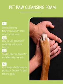 1 Peça Limpador de Patas de Animais de Estimação, Limpa Delicadamente as Patas de Gatos e Cachorros, Sujeira e Patas Pegajosas, Limpo e Confortável - Multicolorido - Visão 5