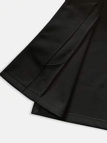 EMERY ROSE Abrigo largo grueso casual con cuello alto para mujer, sobretodo de manga larga de largo medio para otoño e invierno