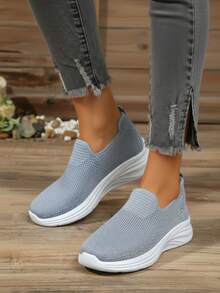 Women Sports Shoes - 灰色 - 查看 3