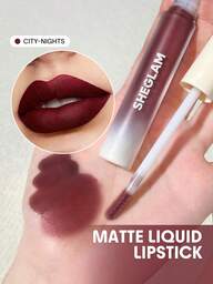 SHEGLAM LáPiz Labial LíQuido Matte Allure-LáPiz Labial City Nights De Larga DuracióN Y Alta PigmentacióN, Nutritivo Con Aceite De Girasol, Reduce Las LíNeas Finas De Los Labios, Cuidado De Los Labios, Maquillaje De Labios, Fiesta De Navidad Y Marca Belleza Maquillaje CosméTico Para Mujeres NiñAs Perfecto Para Invierno Ideal Para Y2K Elegante Moda Adecuado Para CumpleañOs Navidad Regalo Fiesta Listo Mejor Color
