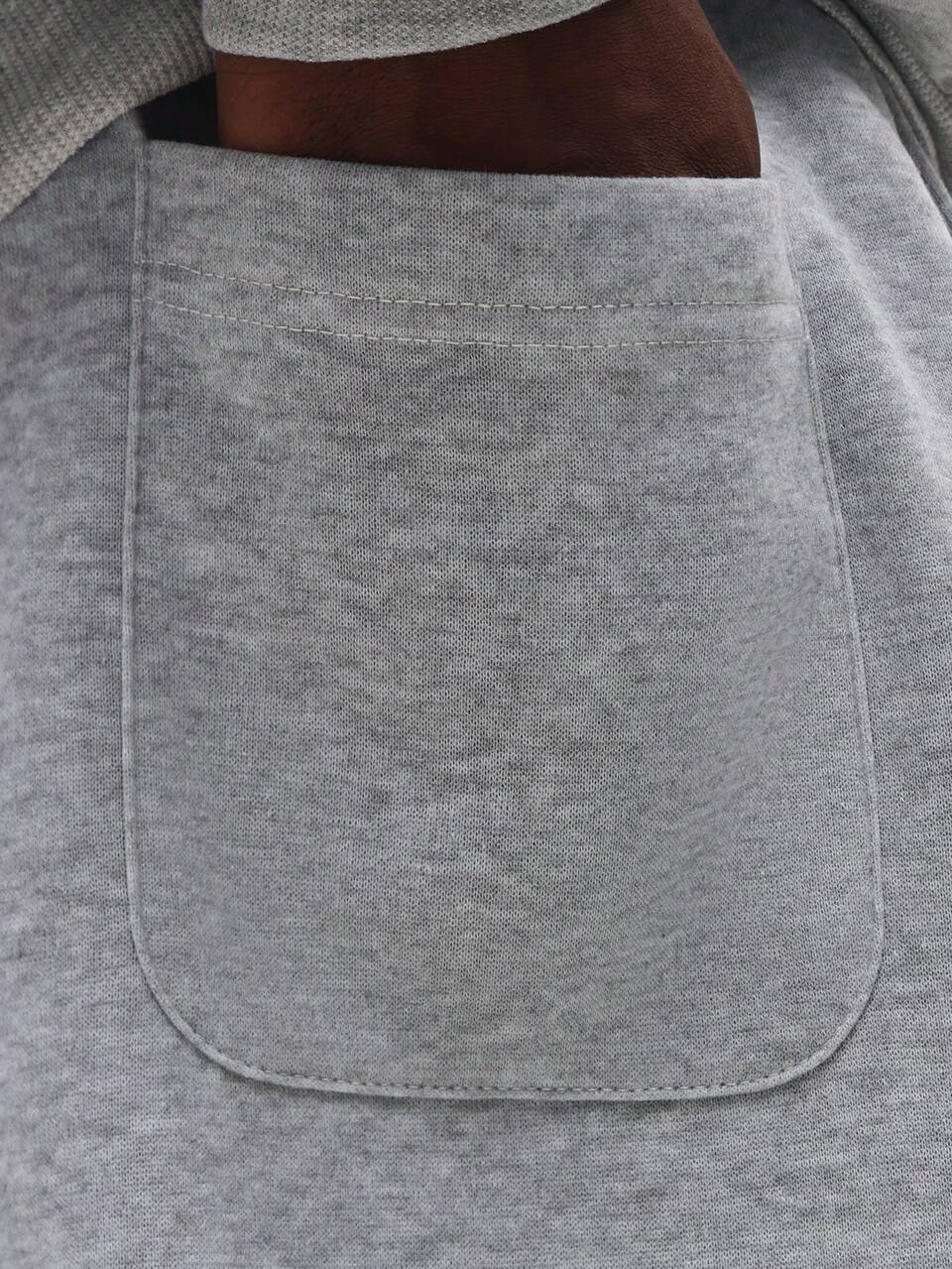 Schwere Fleece-Jogginghose mit Kordelzug