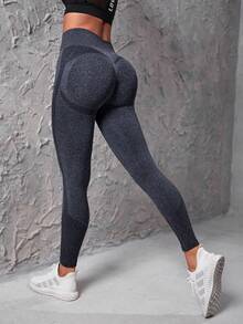 Powerista Yoga Leggings Seamless High Stretch Tummy Control Sports Tights