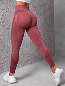 Easithlete 瑜伽紧身裤 无缝高弹力收腹运动紧身裤 适合中国新年