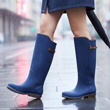 Women Ankle Boots & Booties - Navy Blue - View 4