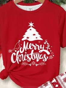 SHEIN Leap Crew Giáng sinh vui vẻ! Cây thông Noel cổ điển, Bông tuyết, Người tuyết in họa tiết Fair Isle, Bộ đồ ngủ dài tay mềm mại, thoải mái cho bé gái tuổi vị thành niên, Vừa vặn, Thích hợp cho mùa thu/đông, Tiệc đồ ngủ Giáng sinh, Bộ đồ ngủ cho bé gái tuổi vị thành niên, Bộ đồ ngủ Giáng sinh màu trắng kem, Bộ đồ ngủ đơn vừa vặn, Bộ đồ ngủ 2 mảnh tay ngắn, Bộ đồ ngủ Giáng sinh - Nhiều màu - Xem 4