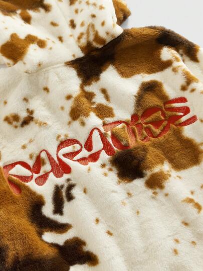 Street Life Men's Casual Street Embroidered Fleece Hoodie, Autumn/Winter