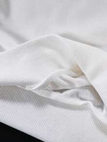 SCOOBY-DOO X SHEIN Men's Letter & Cartoon Graphic Crew Neck Long Sleeve Pullover Sweatshirt Graphic Sweatshirt - White - View 6