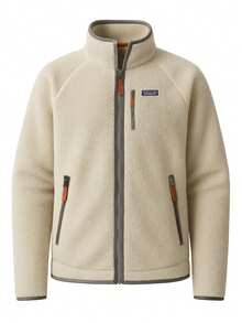 Patagonia Retro Men's Pile Jacket Pelican - Clear - View 1