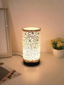 1 Pc Retro Scandinavian Style LED Desk Lamp, USB Power, Soft Warm Light And On/Off Switch, Metal Base Creative Shade, Suitable For Bedroom, Living Room, Office, Dining Room, Ideal Holiday Gifts - one-size - View 3