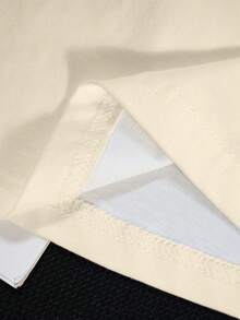 TOM & JERRY X SHEIN 大码彩色块字母和卡通图案圆领短袖T恤 - 白色 - 查看 6