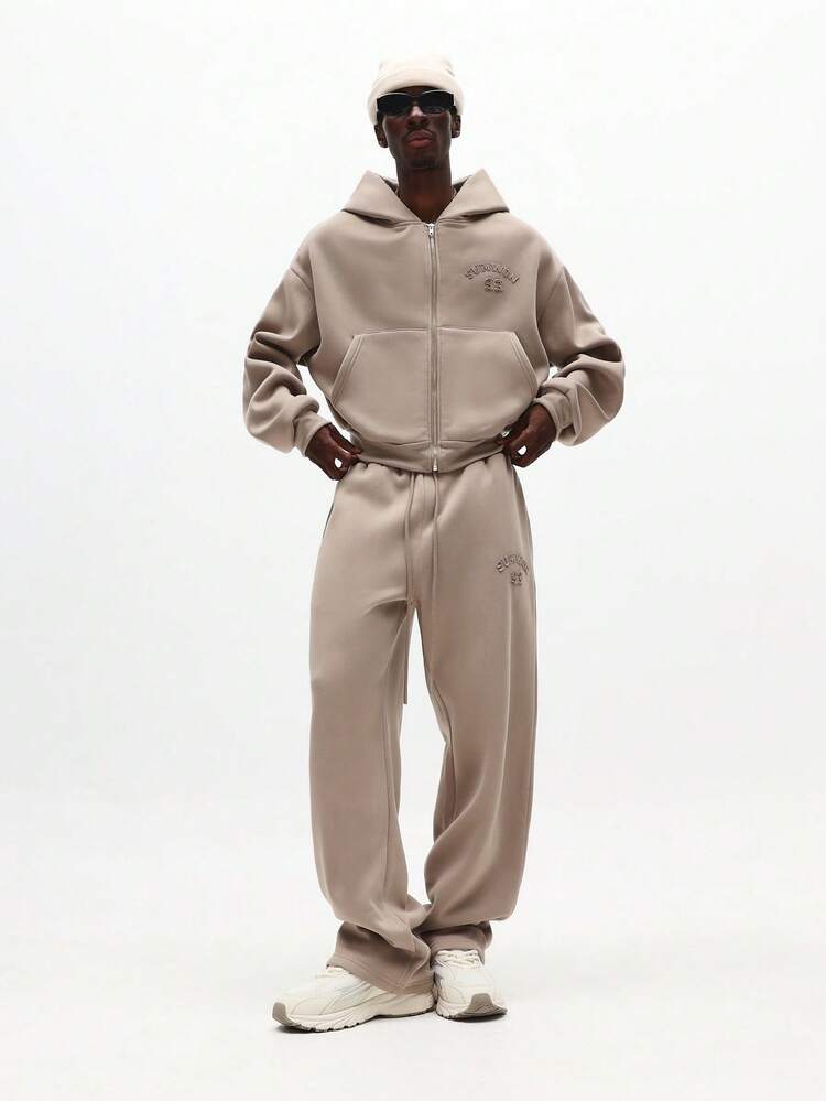 Zip Up Hoodie Sweatpants Set