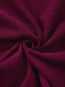 Nuvra Women's Regular Burgundy Camisole Long Sleeve T-Shirt - Burgundy - View 10