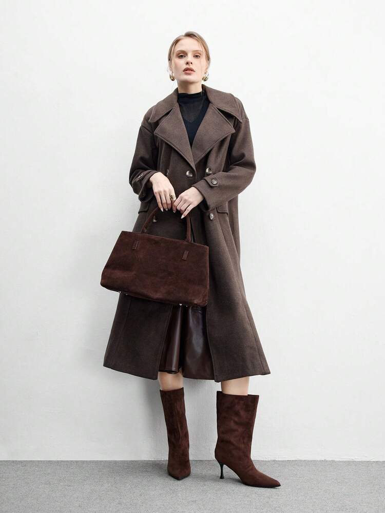 CUCCOO BIZCHIC Women's Pointed Toe Fashion Daily Wear High Heel Mid-Calf Boots For Christmas