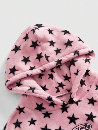 Street Life Men's Casual Star Print Hoodie Sweatshirt, Autumn/Winter