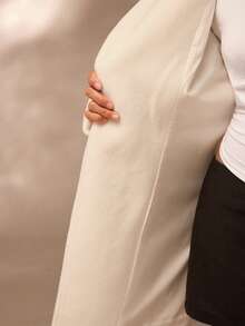 Glamine Women's Apricot Overcoat, Autumn/Winter - Apricot - View 6