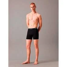 Calvin Klein 3 Pack Men's Boxers - Black - View 4