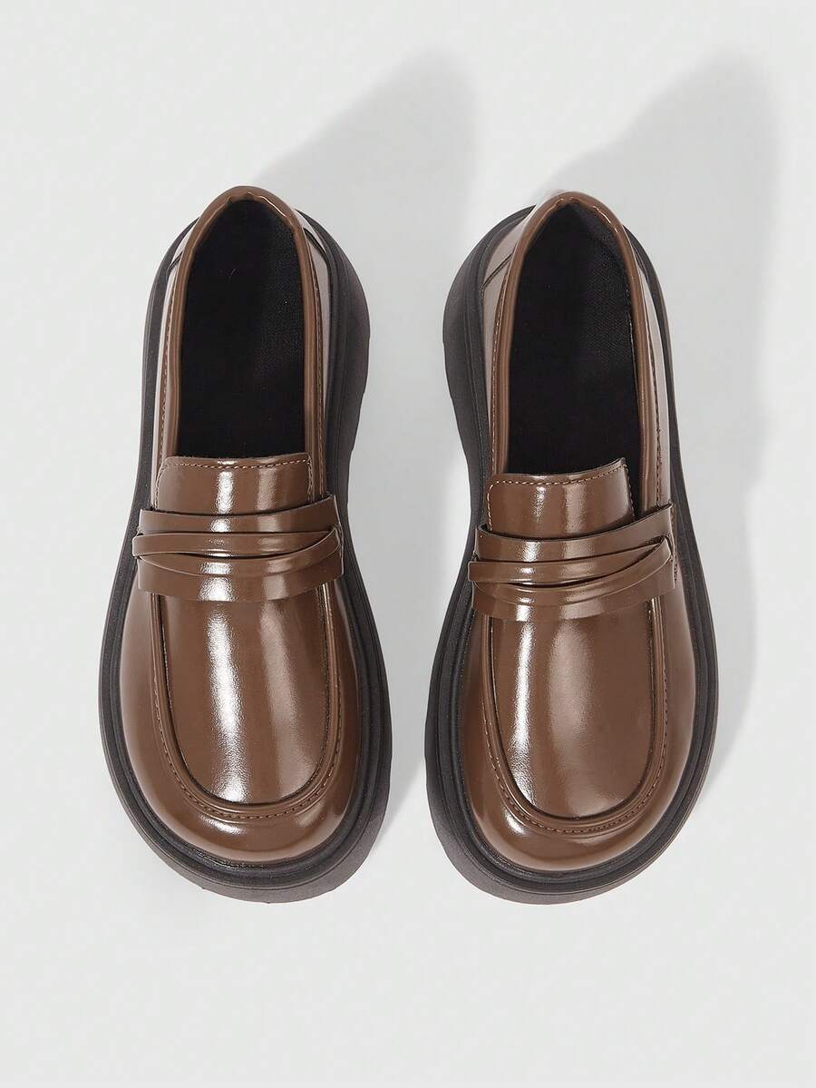 Sugerpunk Women's Y2K Goth Punk Rock Lace-Up Mary Jane Shoes, Metallic Party Platform Wedge Heels