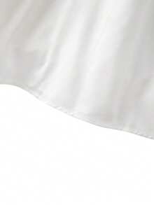 SHEIN Tall CURVE Jupe fleurie brodée pour femmes grandes tailles, romantique et à la mode pour les rendez-vous, polyvalente pour les déplacements quotidiens, printemps/été - Blanc - Voir 5