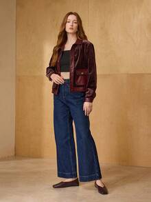 MOTF VINTAGE BALLET FLATS, FASHION COMFORTABLE ELEGANT SQUARE TOE SLIP-ON SHOES FOR WOMEN, SUITABLE FOR ALL SEASONS - Burgundy - View 5