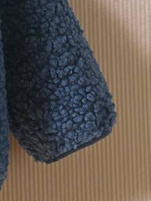 SHEIN 婴儿羊毛夹克，婴儿冬季厚棉外套