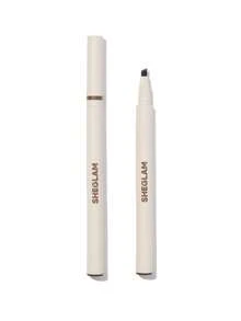 SHEGLAM Feather Better Liquid Eyebrow Pencil-Dark Brown Long Lasting Eyebrow Pen Smudge-Proof Water-Proof Natural Fuller Brows Eyebrow Makeup Brand Beauty Makeup Face Paint Cosmetic For Women Girls Perfect For Fall Winter Ideal For Y2K Fancy Fashion Suitable For Birthday Christmas Present Party Ready Best Color