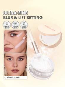 SHEGLAM Insta-Ready Ultra-Fine Sfocatura & Lifting Cipria Fissante Due In Uno-Translucent Marchio Bellezza Trucco Cosmetico Per Donne Ragazze Perfetto Per Autunno Inverno Ideale Per Y2K Elegante Moda Adatto Per Compleanno Natale Presente Festa Pronto Migliore Colore