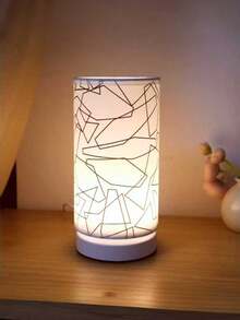 1 Pc Retro Scandinavian Style LED Desk Lamp, USB Power, Soft Warm Light And On/Off Switch, Metal Base Creative Shade, Suitable For Bedroom, Living Room, Office, Dining Room, Ideal Holiday Gifts - one-size - View 8