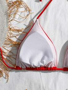 Swim Mod 2025 Plus Size Women Floral Print Triangle Cup Swimsuit Top