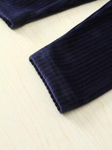 SHEIN Playful Pals 3 件套女婴百搭休闲纯色弹力打底裤、裤子、紧身裤、婴儿下装、婴儿裤子套装、针织 CorBaby GirlGirls 打底裤，适合春季、夏季、秋季、冬季 - 彩色 - 查看 8