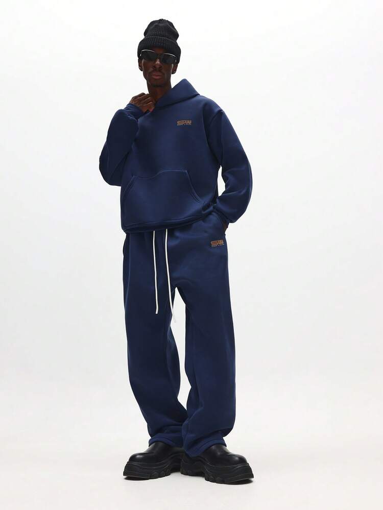 Hoodie And Sweatpants Coordinating Set With Drawstring