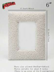 Plush Photo Frame - A Square Photo Frame Made Of Comfortable Fabric. This Frame Is Suitable For Elegant Home Decoration When Hung On The Wall Or Placed On The Table, And Is Also Suitable For Displaying Wedding Or Family Photos. It Can Also Be Given As A Christmas/Birthday Gift. - Multicolor - View 17