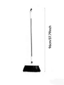 1 Set, Household Broom & Dustpan Set, Long Handle Floor Cleaning Broom & Dustpan Set, Rotatable Broom And Dustpan With Brush, For Removing Dust And Debris, Suitable For Home, Kitchen, Room, Office, Cleaning Supplies, Cleaning Tools, Back To School