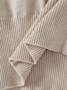 Momance Maternity V-Neck Cinched Waist Metal Button Design Sweater Vest