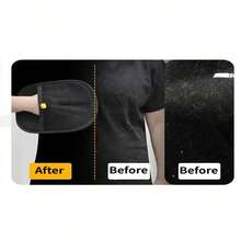1 PC \ 2PCS Electrostatic Pet Hair Removal Gloves, Dual-Sided Hair Removal Brush, Pet Cat Hair Removal Brush, Suitable For Carpets, Bedding, And Clothing. - Black - View 11