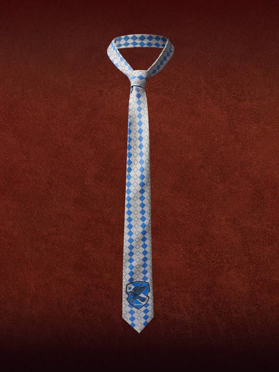 HARRY POTTER X SHEIN Cà vạt nữ - Lưới xanh xám Harry - Xem 1