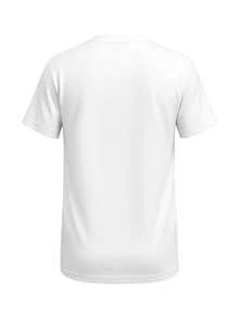 Converse Chuck Patch Men's T-Shirts White - White - View 2