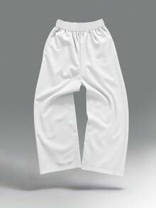 Manfinity EMRG Pantaloni casual da uomo con stampa leopardata, vita con coulisse e tasche, gamba ampia