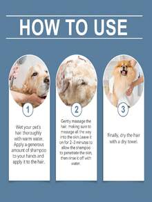 1Pc/2pcs Pet Shampoo Cats And Dogs Cleansing Bath Moisturizing Nourishing Shower Gel Mild Shampoo - Multicolor - View 6