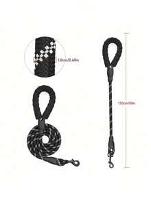 Zazumi Arnés reflectante, correa y chaleco para perros de razas grandes como Bulldog Francés y Labrador - Multicolor - Ver 9