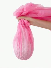 SHEIN Basic living 1 Set Rectangular PEVA Tablecloth And Tabeskirt Waterproof Anti-Oil Anti-Fouling Wedding Party Decoration Solid Color Tablecloth Birthday Party Table Cover Wipe Covers Rectangle Desk Cloth Decor - Purple - View 6