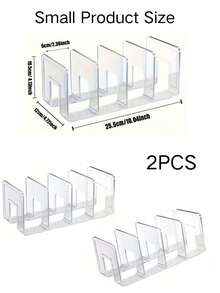 4PCS Clear Wardrobe Bag Storage Tote Purse Bag Divider Removable Cabinet Rack, Wardrobe Suitable For Bedroom Bathroom Office Practical Book Divider L Shape Storage Rack, Space Saving Storage Rack, Car Organizer Storage Bins Drawer Organizer, For Clothing Wardrobe Storage Closet Dividers Closet Dividers Sweater Sock Pants Jeans Underwear - transparent - View 14