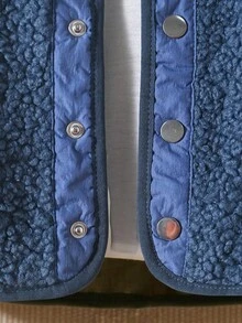 SHEIN 婴儿羊毛夹克，婴儿冬季厚棉外套