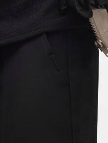 SUMWON Quần ống rộng may đo có chi tiết xếp ly cho trang phục công sở thường ngày chuyên nghiệp - màu đen - Xem 6