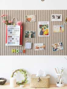 1 Pcs No-Drill Vertical Rectangular Modern Fabric Frame Wall-Mounted Felt Board For Photo Wall, Bulletin Board, Memo Board, Diy Craft - Removable, With Soft Cork Board And Memo Board, For Wall Decor, Room Decor, Party Photo Display, Surprise Announcements, Wall Storage In Bedroom, Study, Living Room, Office, Classroom, Dorm Home Decor Back To School School Supplies,Fall Decor,Christmas Decorations Boys Backpack, Halloween, Backpack School. Clear Backpack, School, Halloween Costume. - Multicolor - View 6