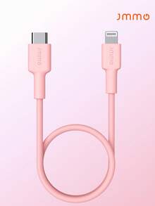 JMMO USB C To Lightning Fast Charging Data Cable,Built To Last & 480Mbps Data Transfer 0.25M/0.82FT [ MFi Certified]