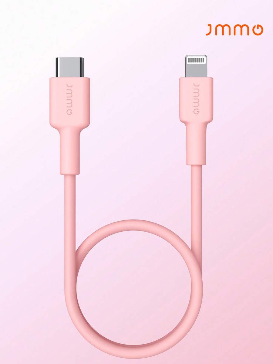JMMO USB C To Lightning Fast Charging Data Cable,Built To Last & 480Mbps Data Transfer 0.25M/0.82FT [ MFi Certified]