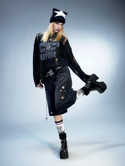 Sugerpunk Women's Fashion Back Zipper Thick Sole Elastic Faux Fur Collar Ankle Boots For Christmas