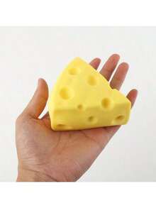 Realistic Fake Food Squishies, Soft Cheese Stress Relief Toys, Slow Rebound Anti-Stress For Party Favors - 彩色 - 查看 2